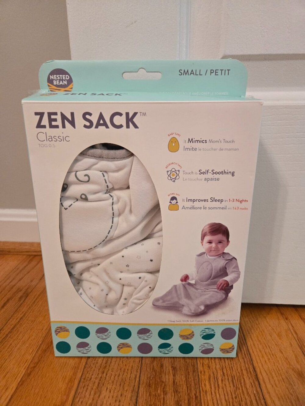Gently used Zen Sack classic size small
